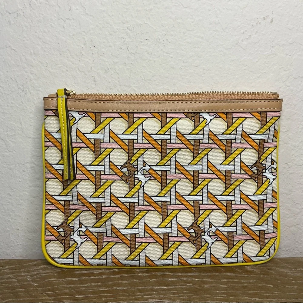 Tory Burch Reverie Canvas Pouch